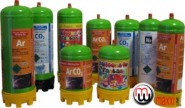 maxxiline disposable gas bottles
